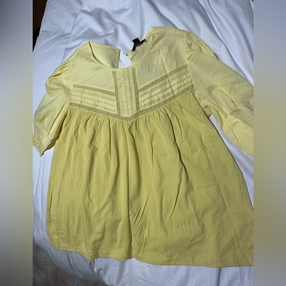 J.Crew yellow top - Picture 1 of 5
